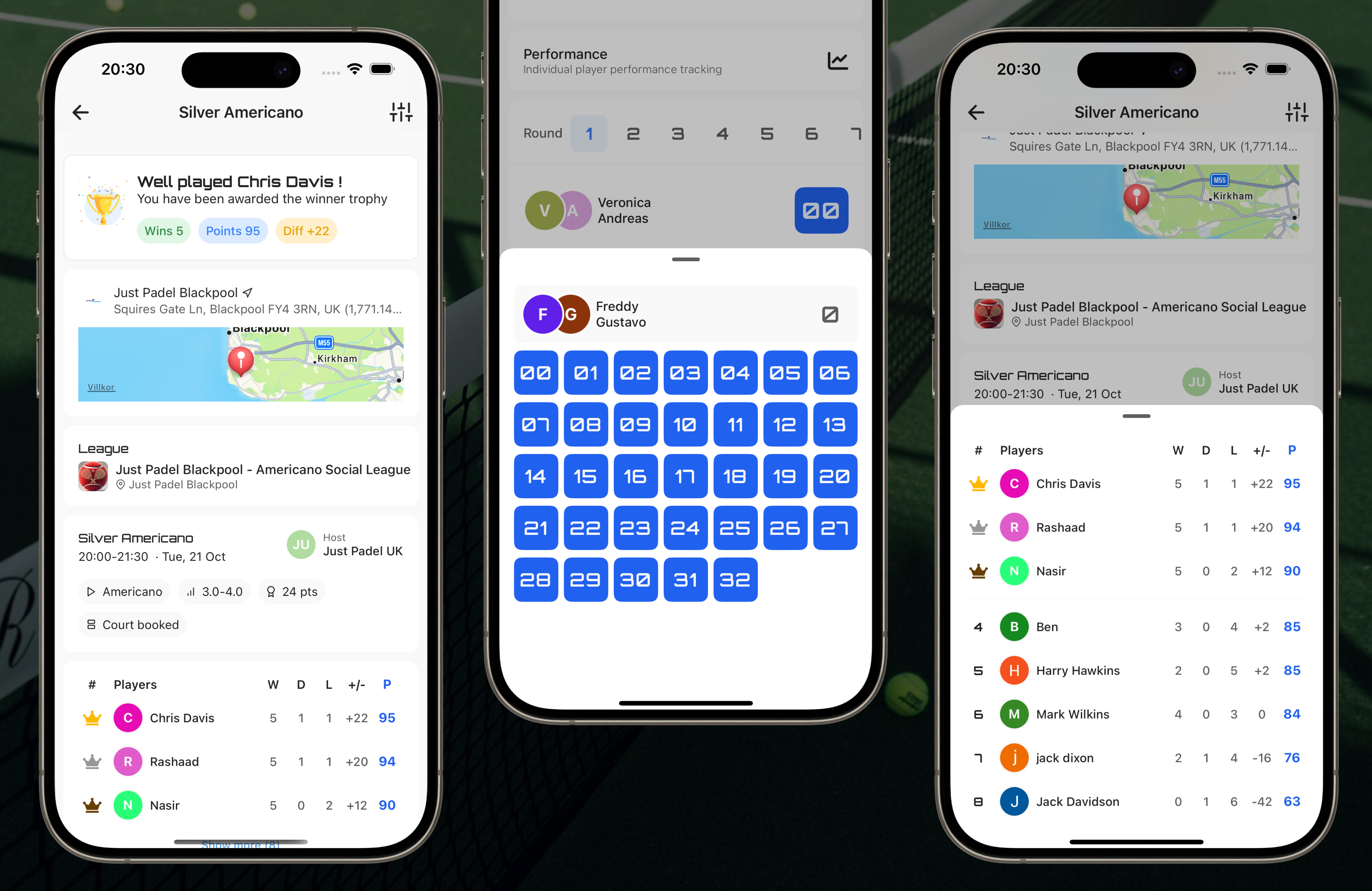 Torneo de escalera app