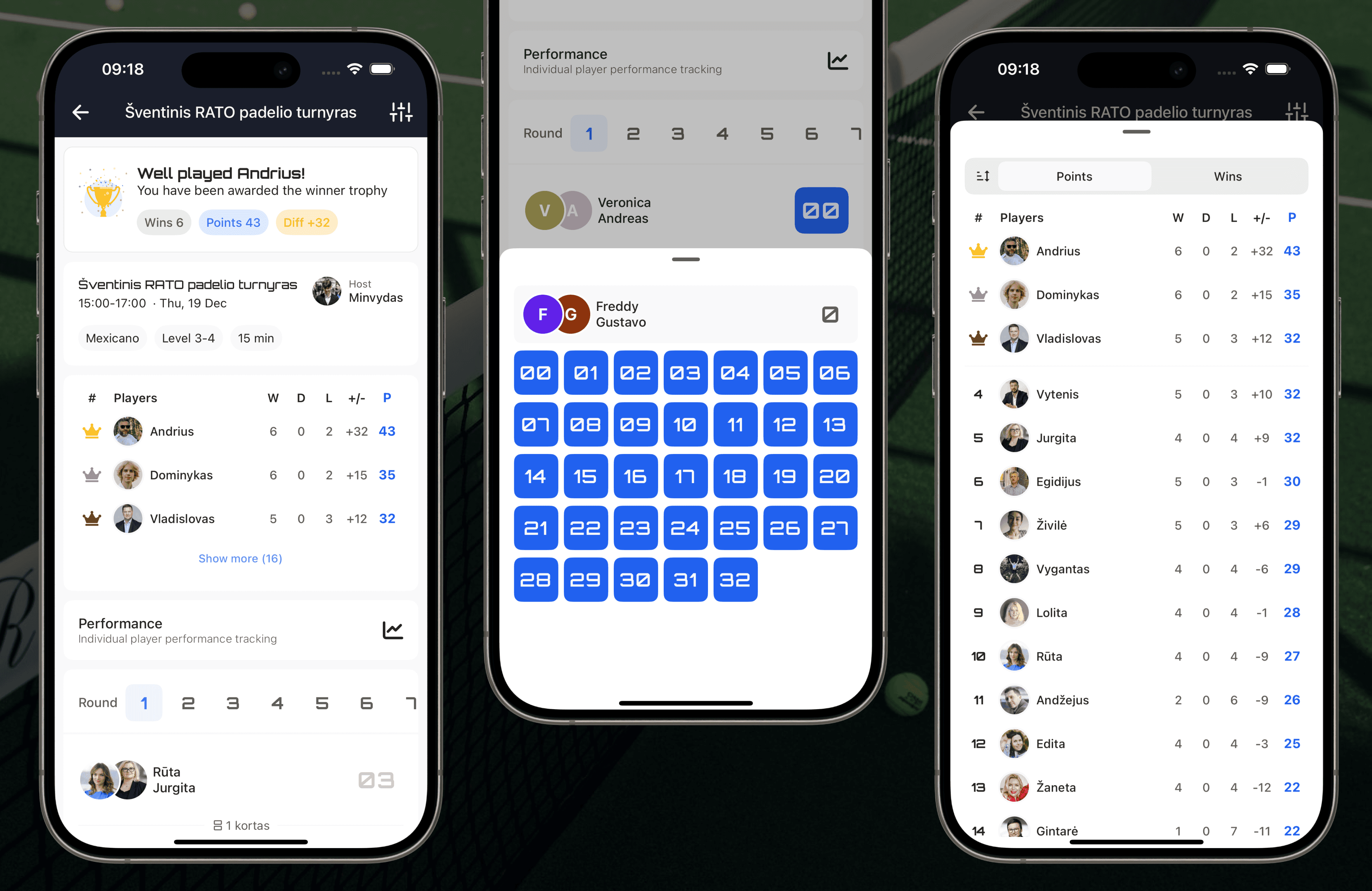Corsia dei vincitori app